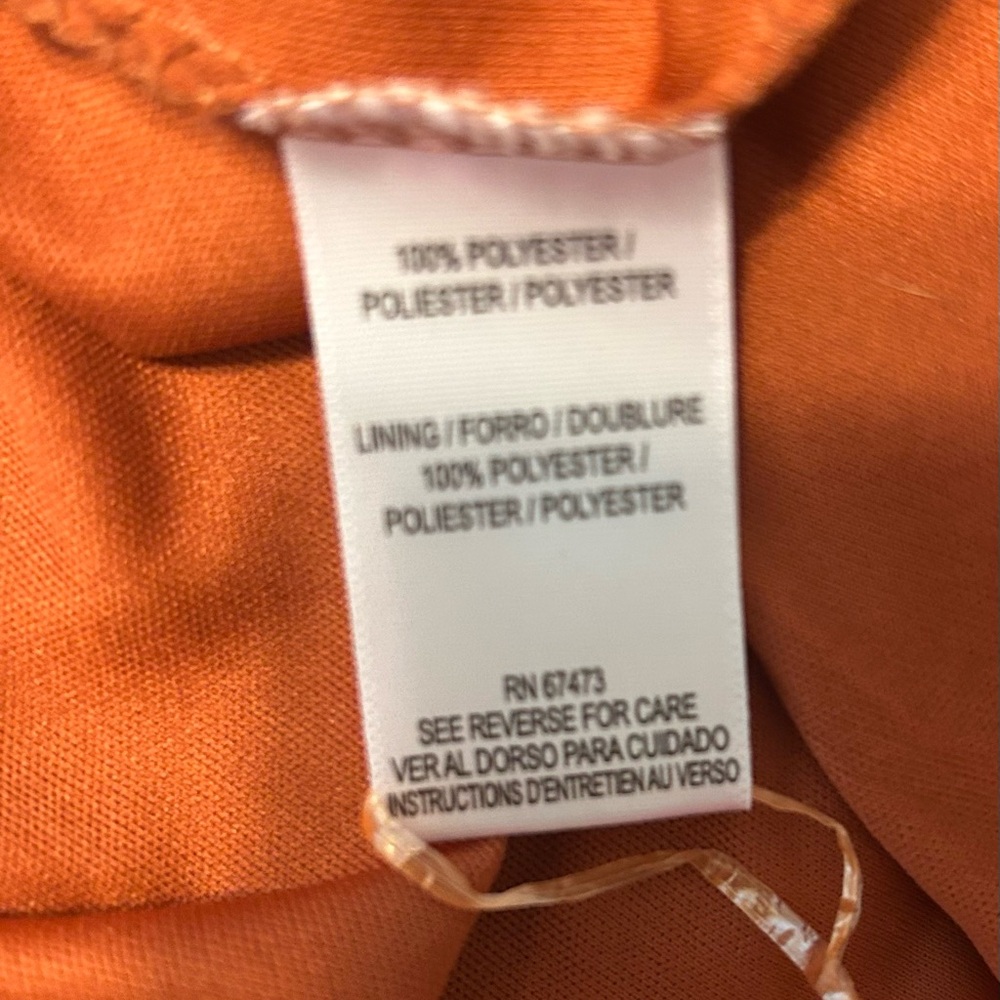 Julian Taylor Terracotta Long Sleeve Dress - Picture 4 of 4